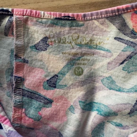 Lilly Pulitzer Marlowe Boatneck T-shirt Dress in the "Off Tropic" - Picture 4 of 4